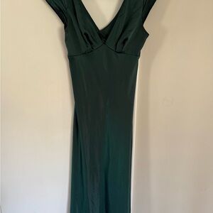 Elegant Green Evening Dress